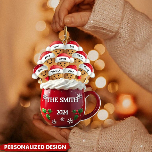 Hot Cocoa Cookie Man Family-Personalized Christmas Gifts For Family