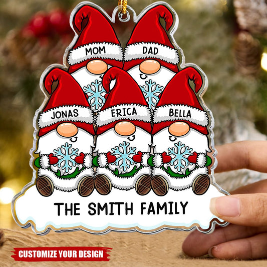 Christmas Family - Personalized Acrylic Ornament