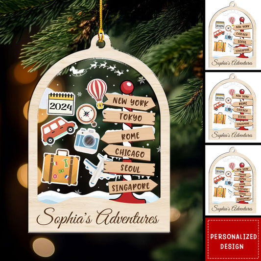 Make Every Trip An Adventure To Remember - Personalized Acrylic Ornament