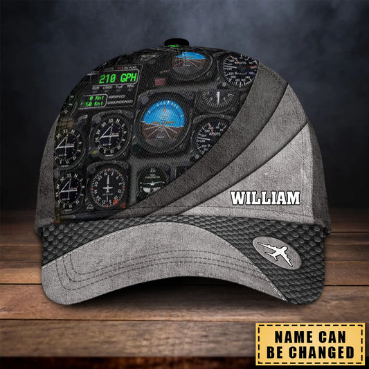 Personalized Pilot Classic Cap, Special Gift for Pilot -P06