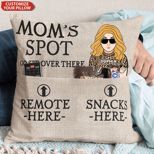 Mom's Spot - Personalized Pocket Pillowcase