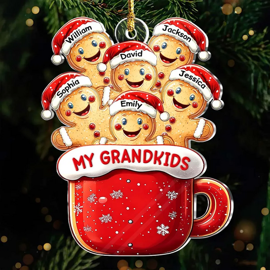 Personalized Ginger Bread Christmas Ornament