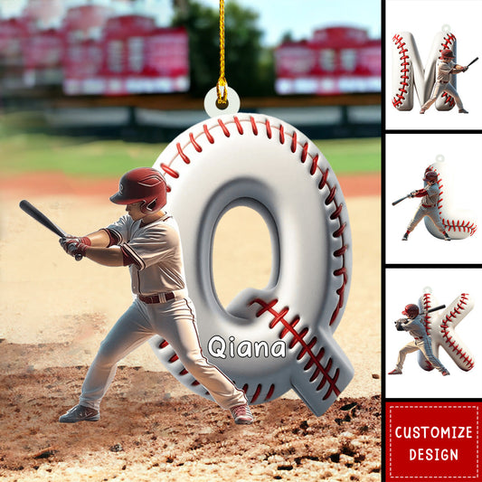 Best Player Ever - Personalized Baseball Ornament