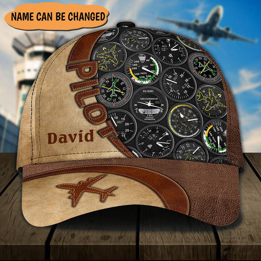 Personalized Pilot Classic Cap - Personalized Gift for Pilot