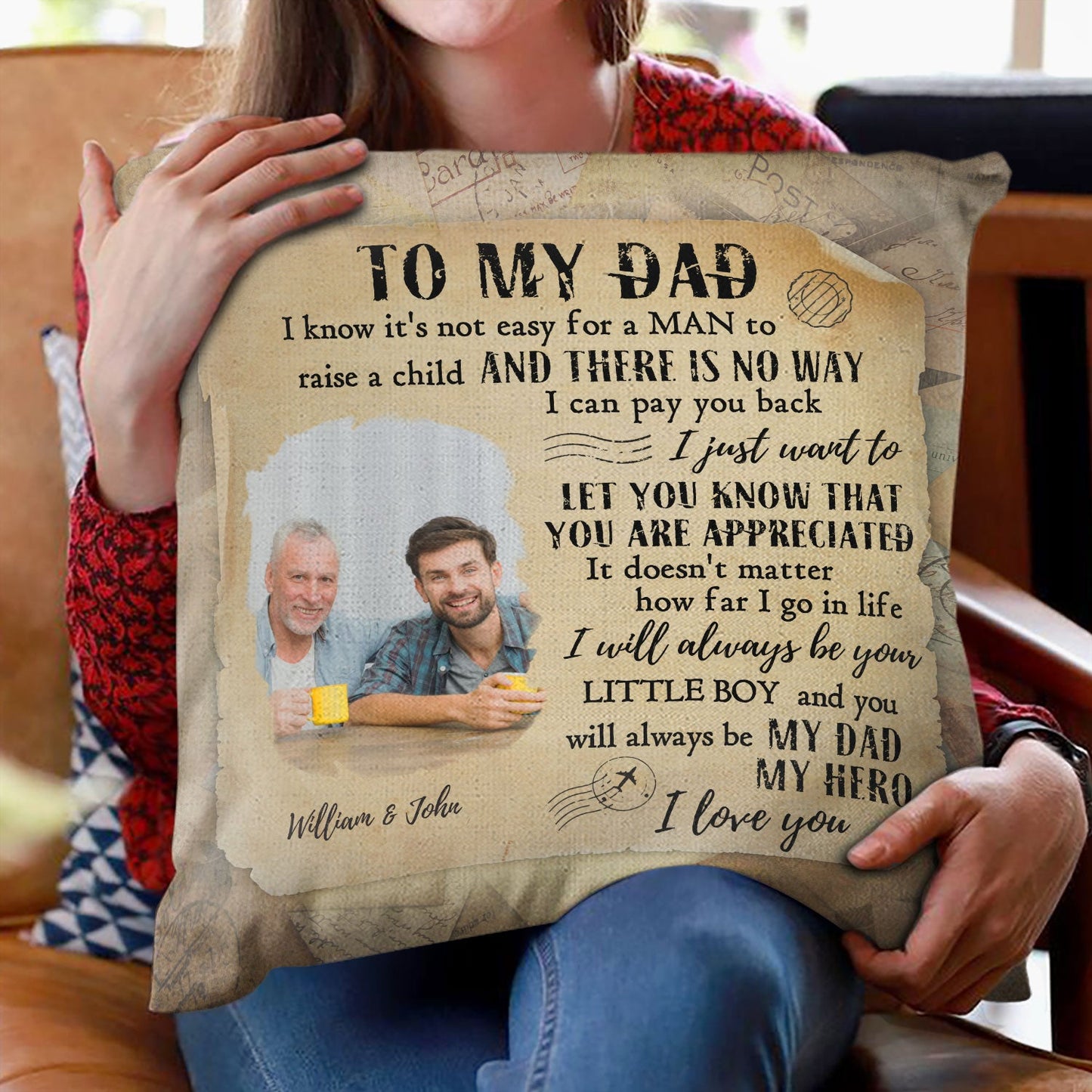 Custom Photo It's Not Easy For A Man - Personalized Custom Pillowcase