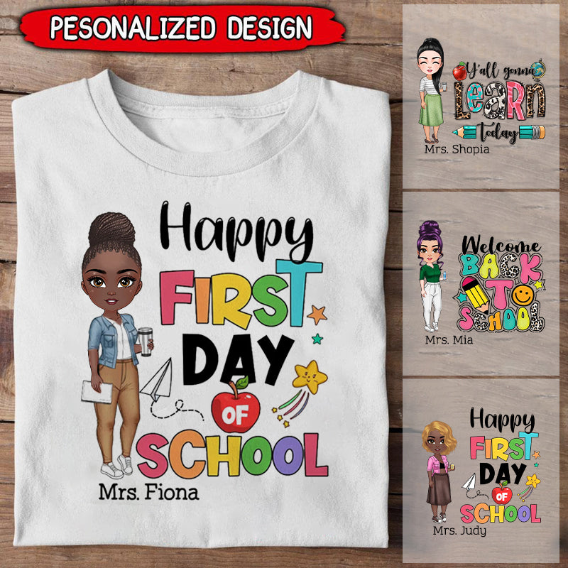 Personalized Custom T-Shirt - Teacher's Day, Birthday Gift For Teacher