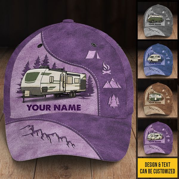 Adventure Awaits In Nature - Camping Personalized Custom Classic Cap - Gift For Camping Lovers