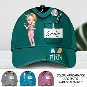 Personalized Nurse & Name Classic Cap