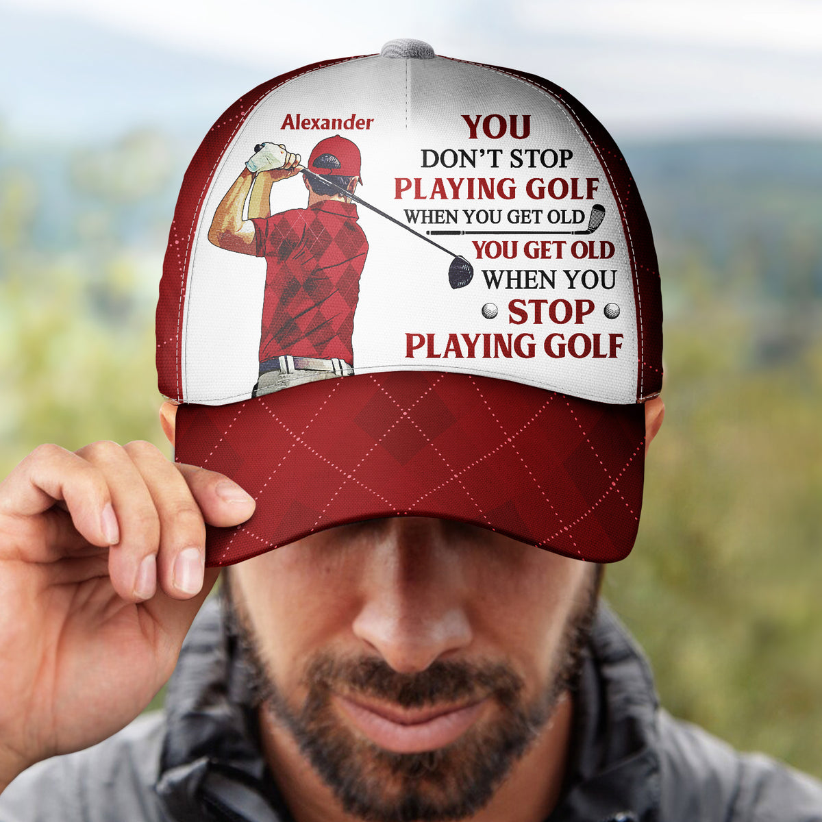 That's What I Do I Play Golf & I Know Things - Gift For Golfer - Personalized Classic Cap