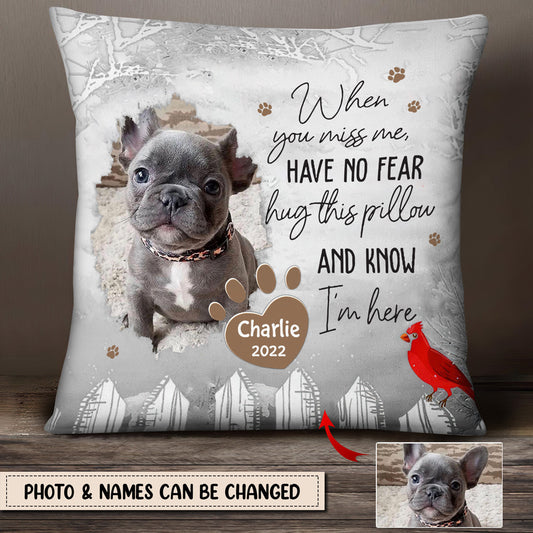 Personalized Dog Memorial Custom Photo Pillowcase