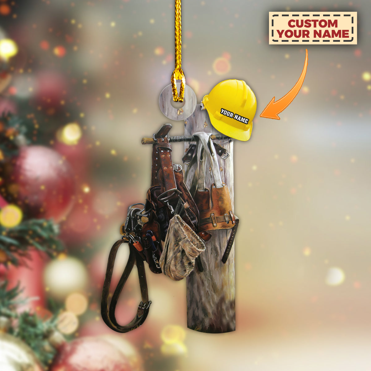 Lineman - Personalized Acrylic Ornament