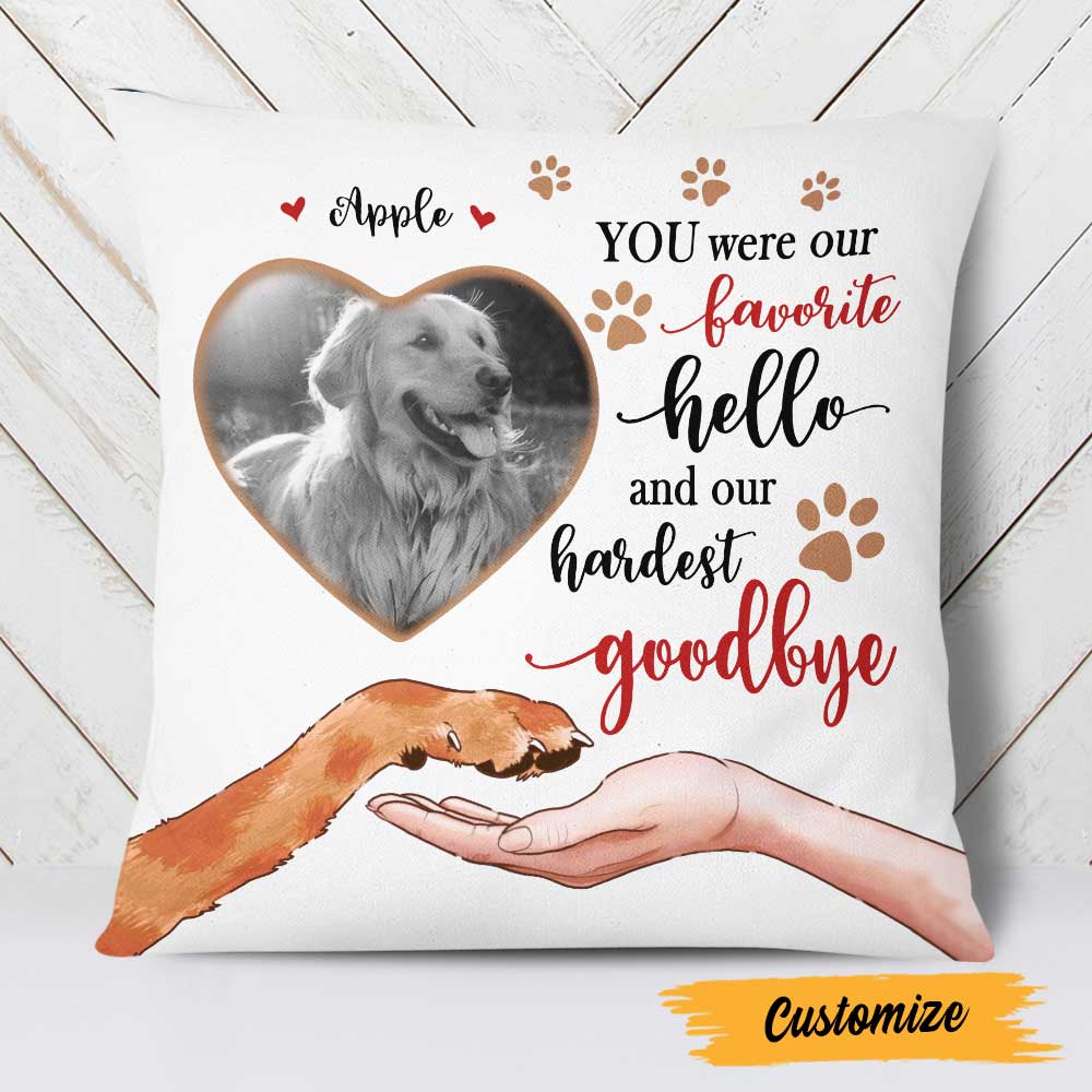 Personalized Memorial Pillowcase, Dog Memo Photo Pillowcase-Gift For Dog Lovers