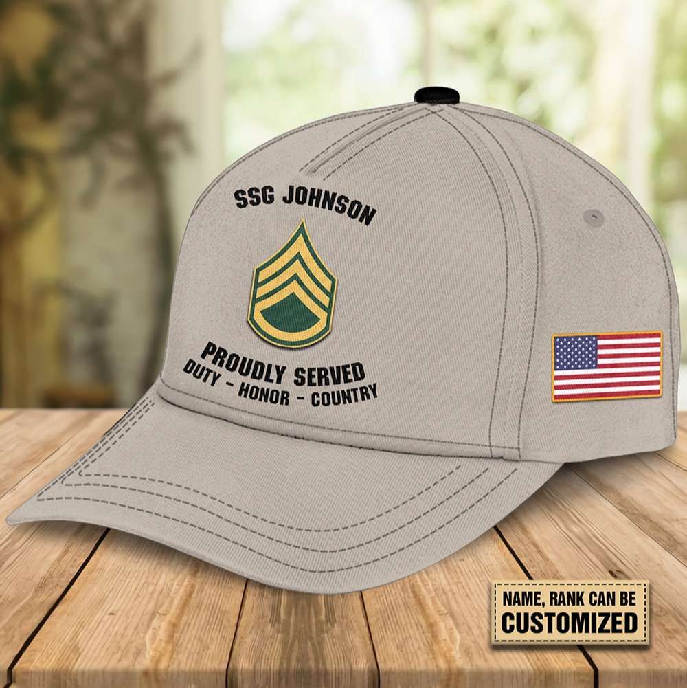 ARMY VETERAN PERSONALIZED CLASSIC CAP