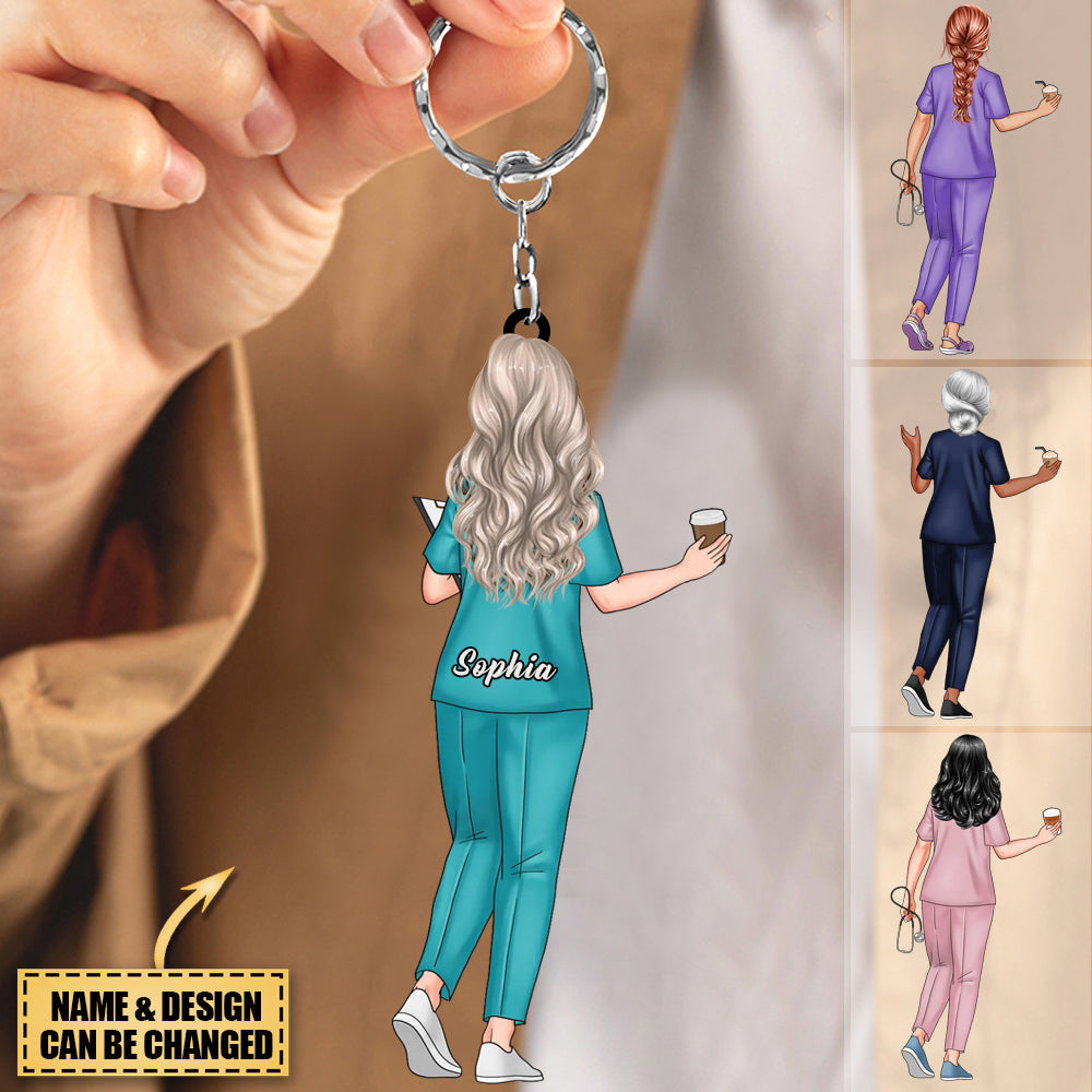 Personalized Nurse Keychain - Gift For Nurse