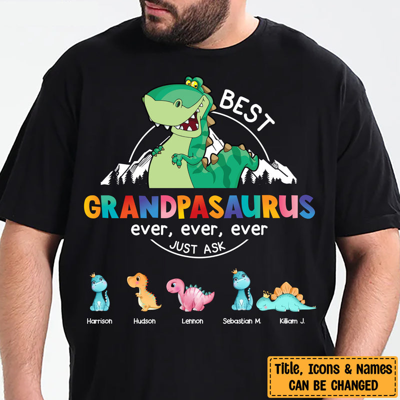 Gift For Papasaurus Shirt Hoodie Sweatshirt