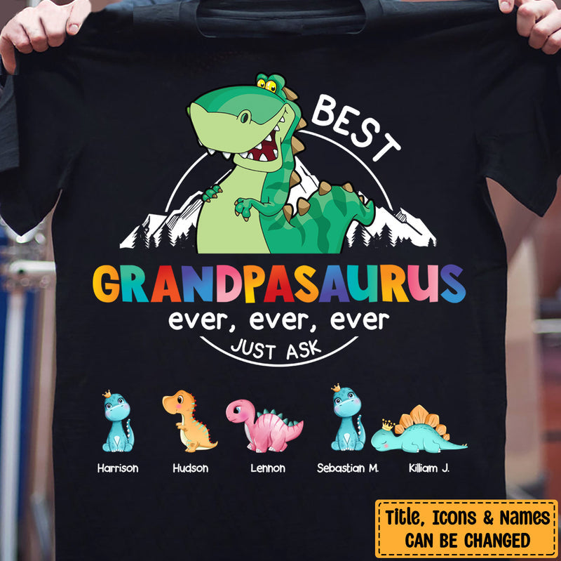 Gift For Papasaurus Shirt Hoodie Sweatshirt