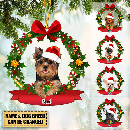 Personalized Gift For Dog Lovers  - Personalized Acrylic Ornament