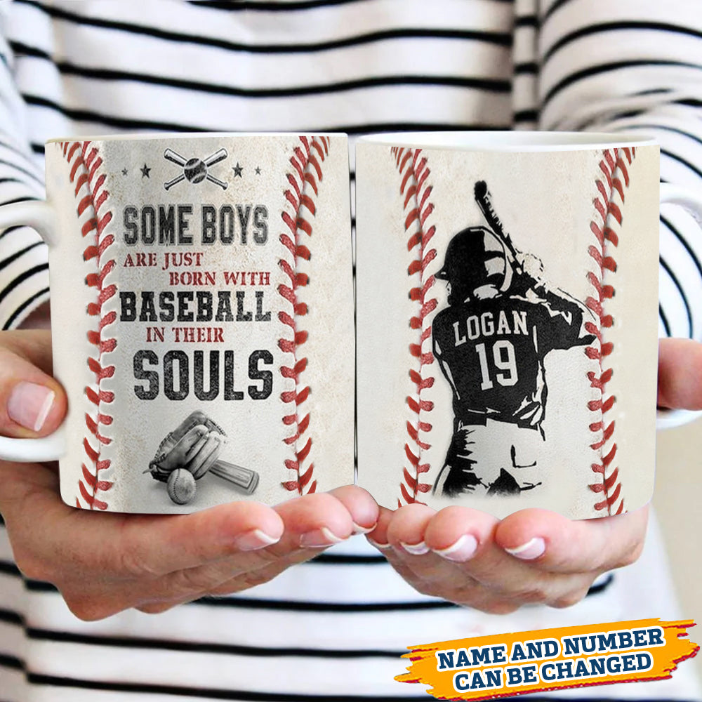 Personalized Baseball Mug - Gift For Baseball Lover