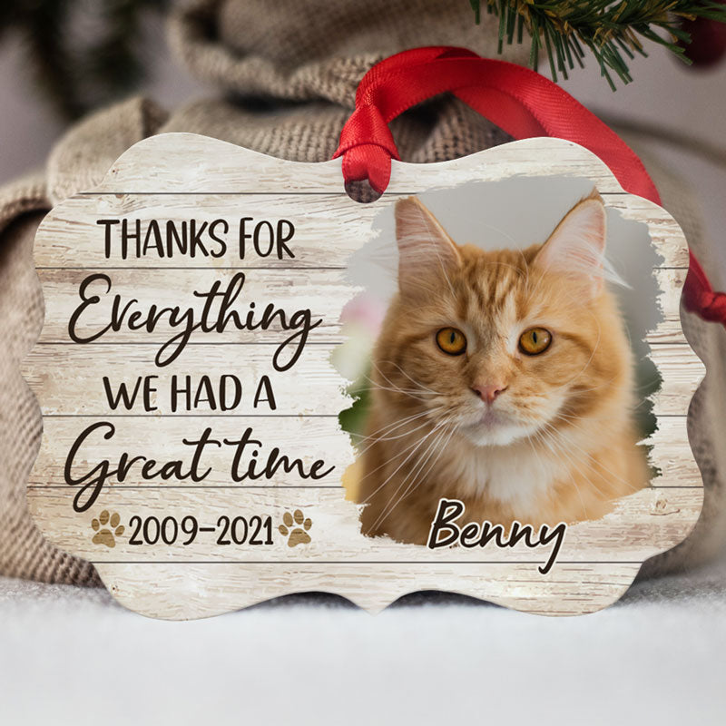 We Had A Great Time, Personalized Acrylic Ornaments, Custom Photo Gift, Christmas Gift For Pet Lovers