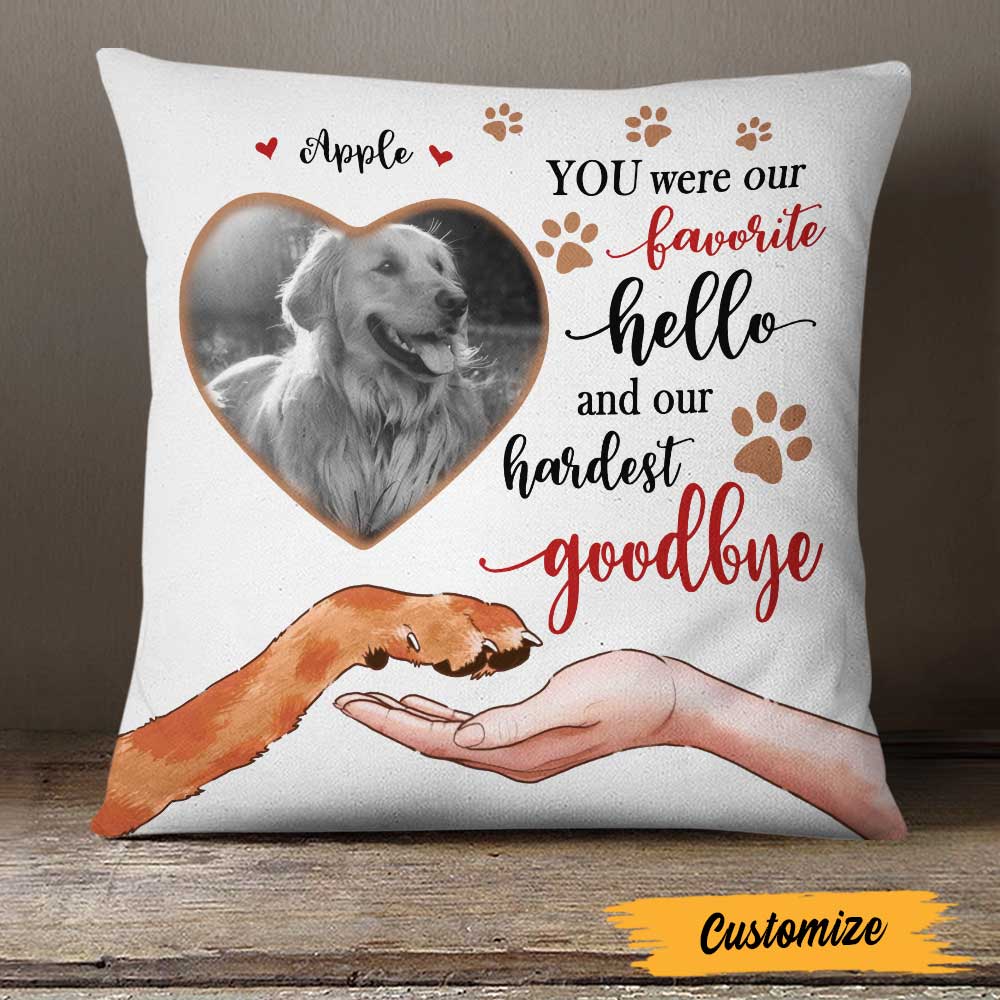 Personalized Memorial Pillowcase, Dog Memo Photo Pillowcase-Gift For Dog Lovers