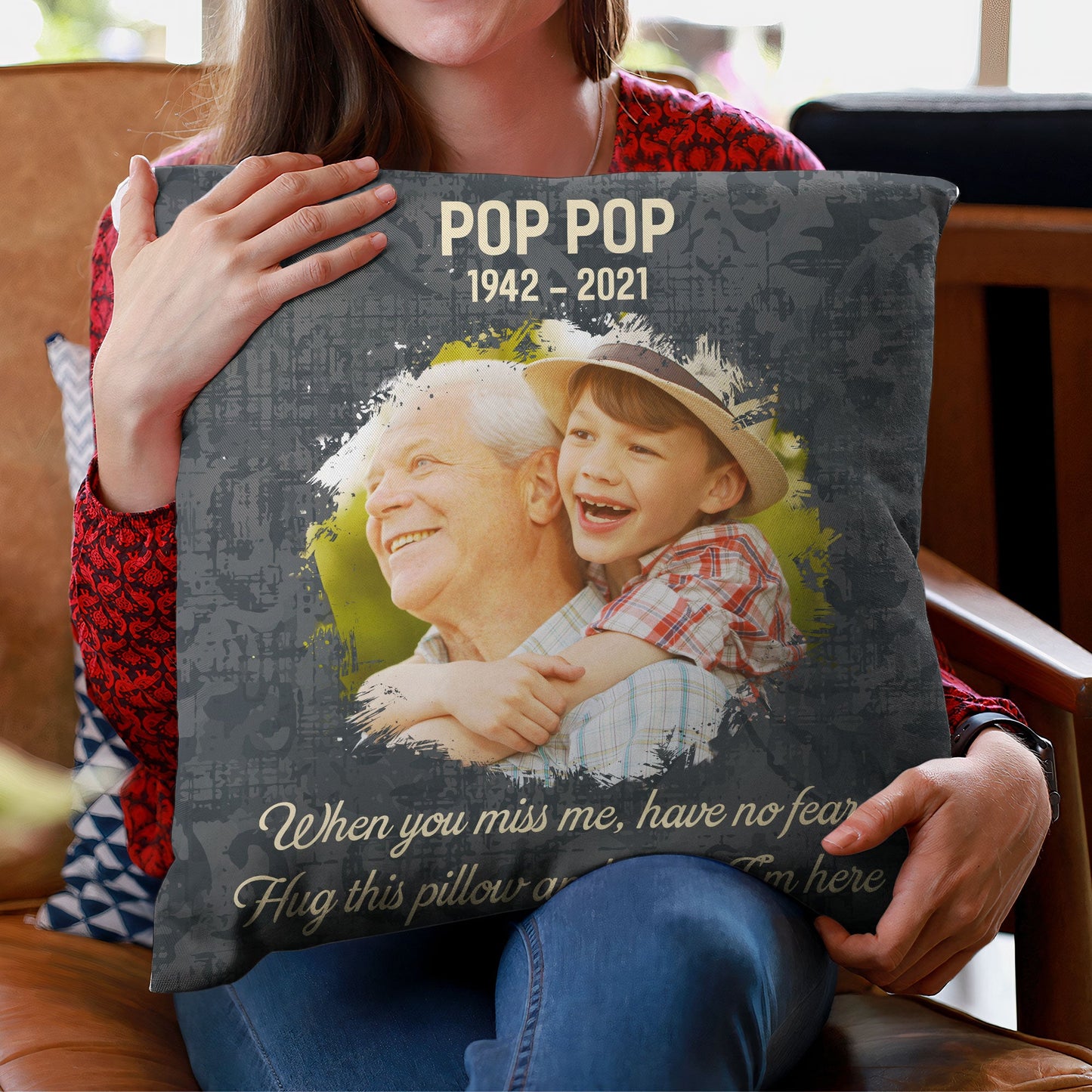 Hug This Pillow And Know I'm Here - Personalized Pillowcase