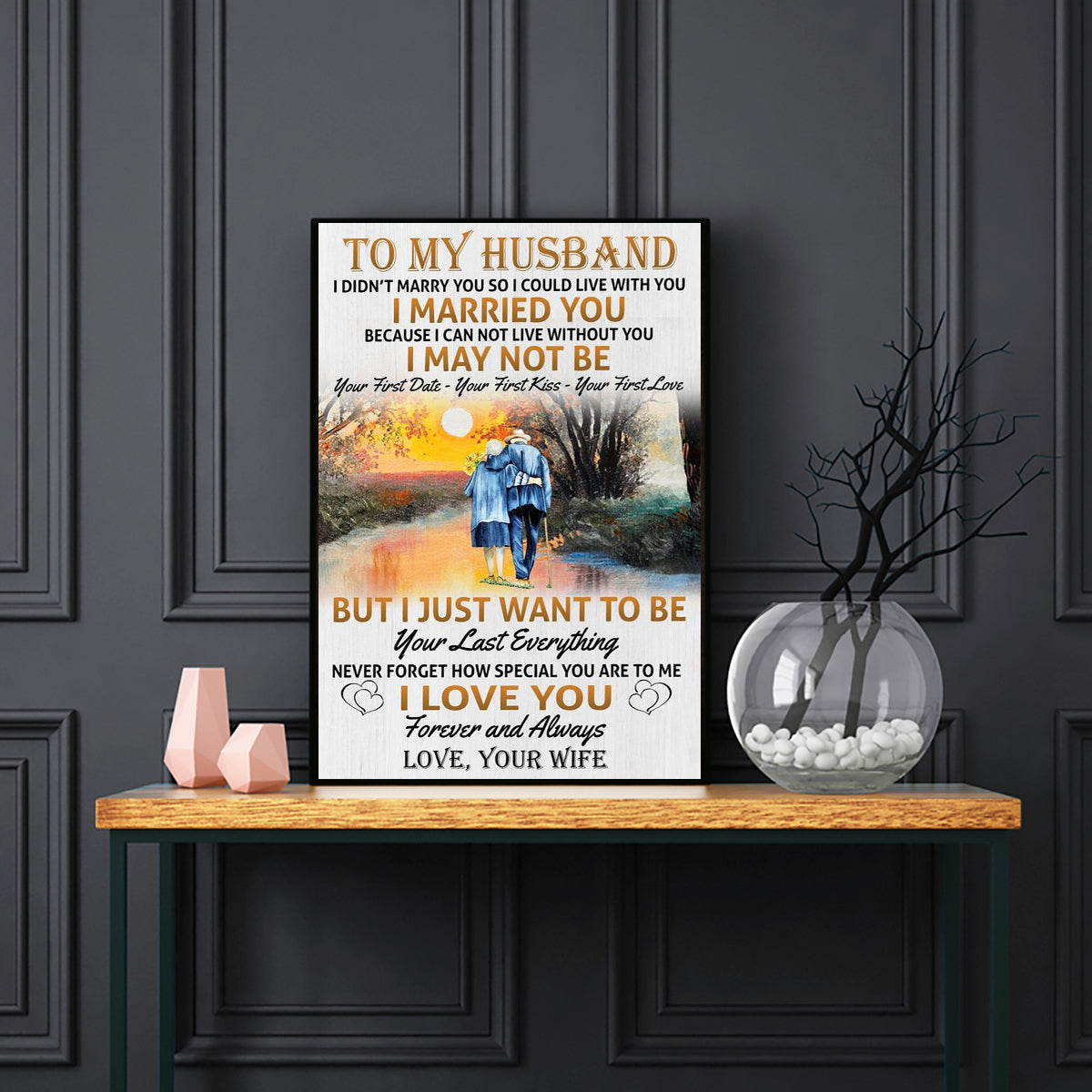 I Love You - Lovely Gift For Husband Poster