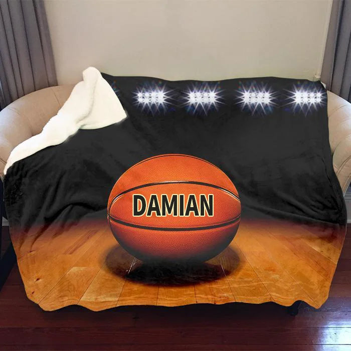 Personalized Basketball Blanket