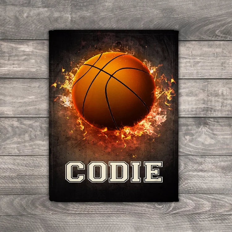 Personalized Basketball Blanket