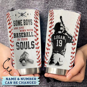 Personalized Baseball Tumbler - Gift For Baseball Lover