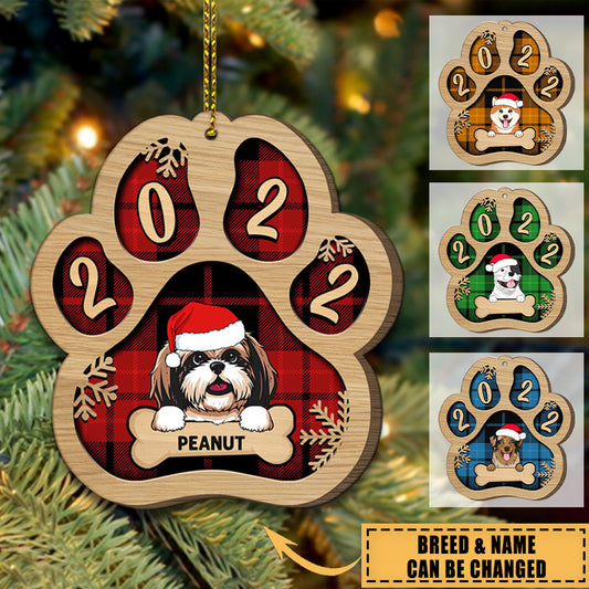 Dog Jingle Paw, Custom Gift for Dog Lovers- Personalized Acrylic Ornament