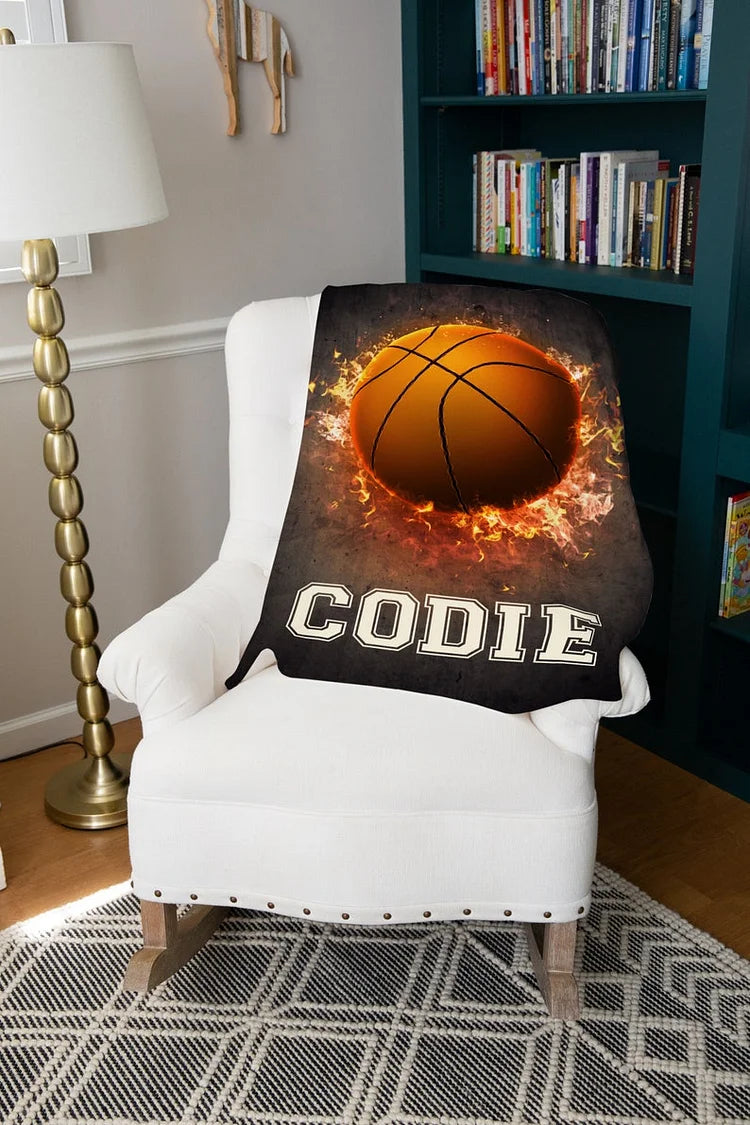 Personalized Basketball Blanket