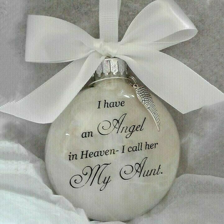 Beautiful ornaments feather ball - Angel In Heaven Memorial Ornament