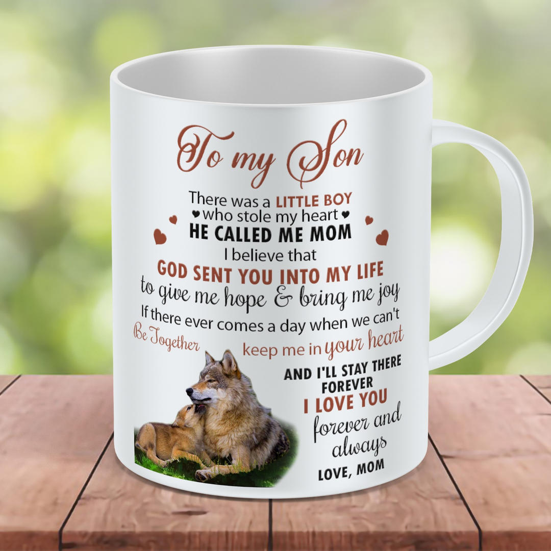 To My Son There Was A Little Boy Who Stole My Heart Mom Coffee Mug