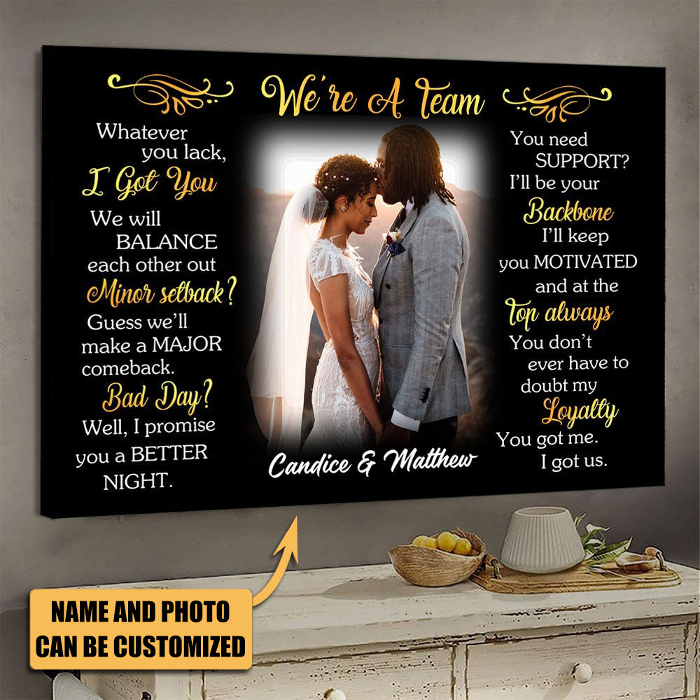 Whatever You Lack Custom Photo Poster Poster Gift For Couple