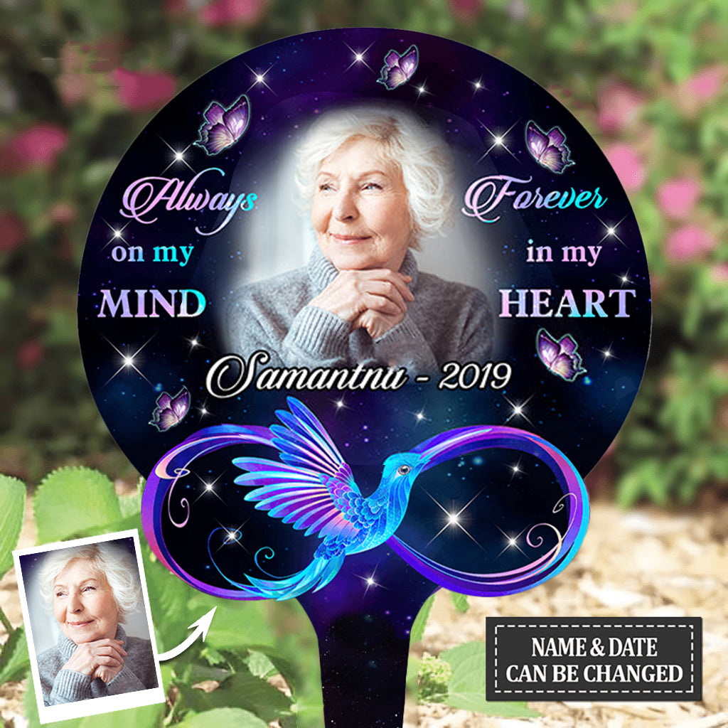 Always On My Mind - Personalized Custom Acrylic Garden Stake