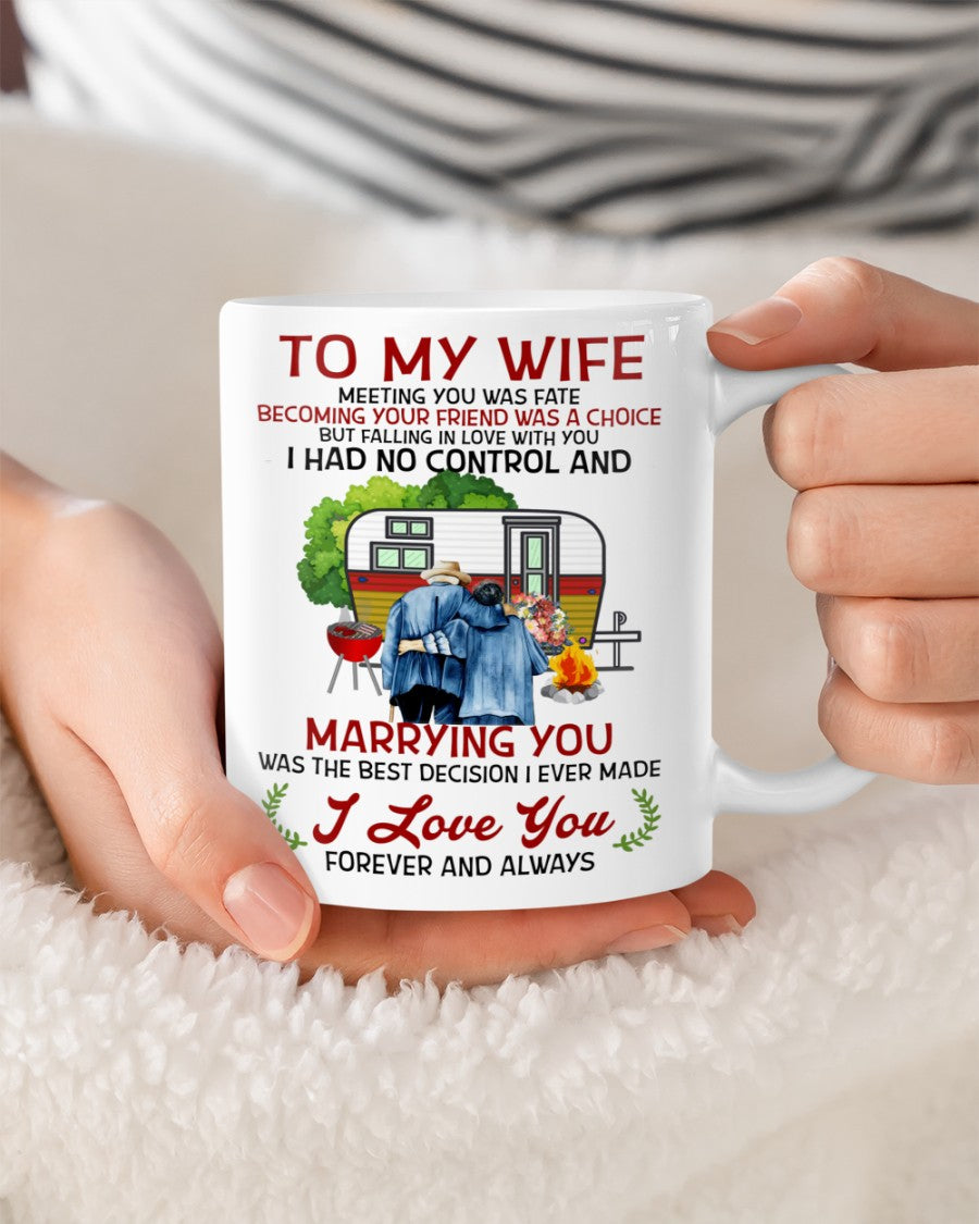 To My Wife - The Best Decision - Coffee Mug