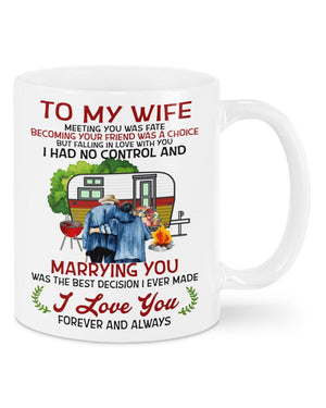 To My Wife - The Best Decision - Coffee Mug