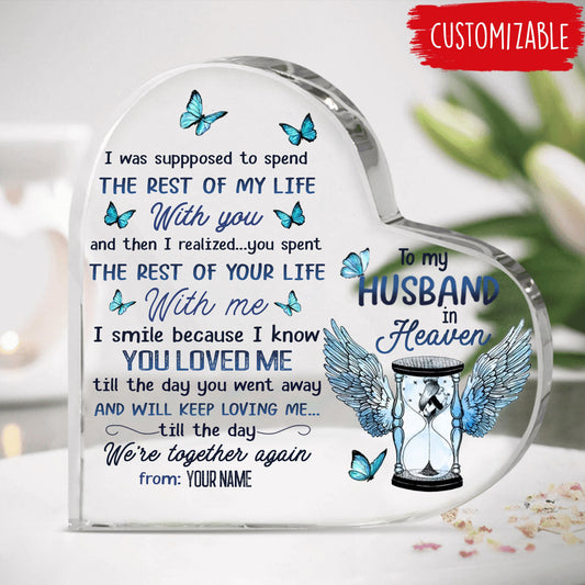 We're Together Again Personalized Acrylic Plaque